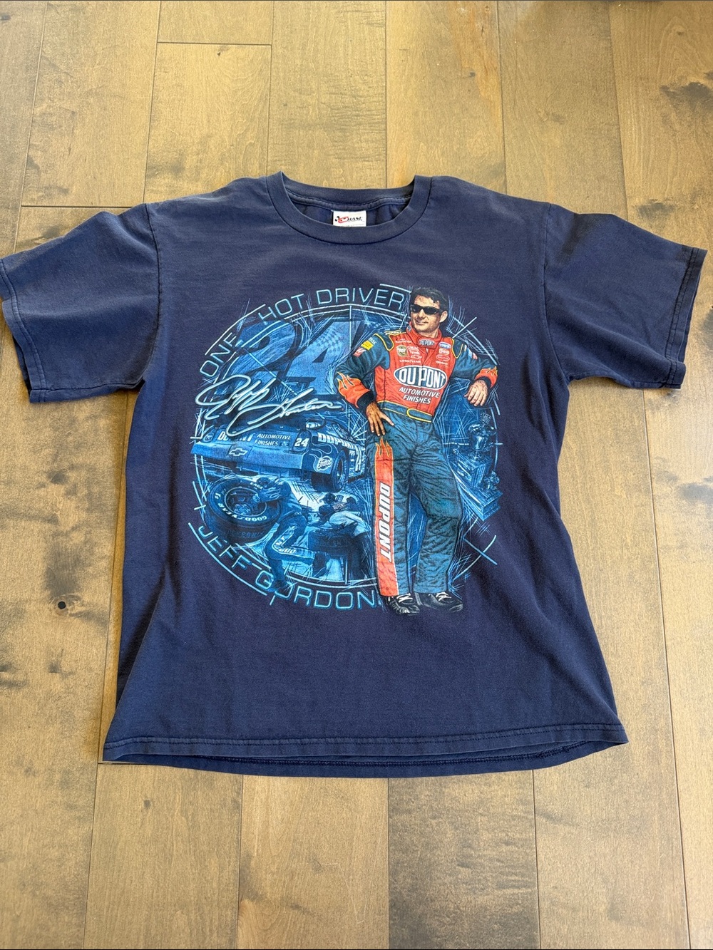 Vintage Y2K 2003 Jeff Gordon NASCAR Chase Graphic Promo Shirt AOP Medium